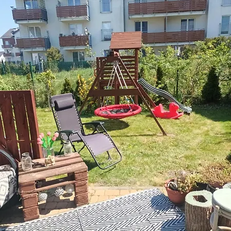 Atrakcyjny Z Duzym Ogrodem 아파트 그단스크